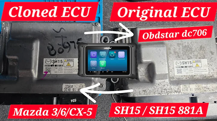 Mazda 3 / 6 / CX-5 /2.2 Diesel ECU Cloning / Flash & EEPROM Read + Write / Immobiliser Data Transfer