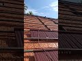 Roof work with ceiling tiles#stone sheet Roof#polycarbonete sheet work@fabrication studio