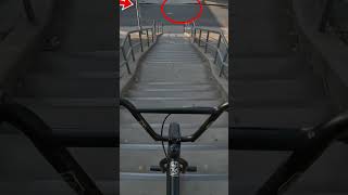 ride cycle in rough stairs #stairs #ride