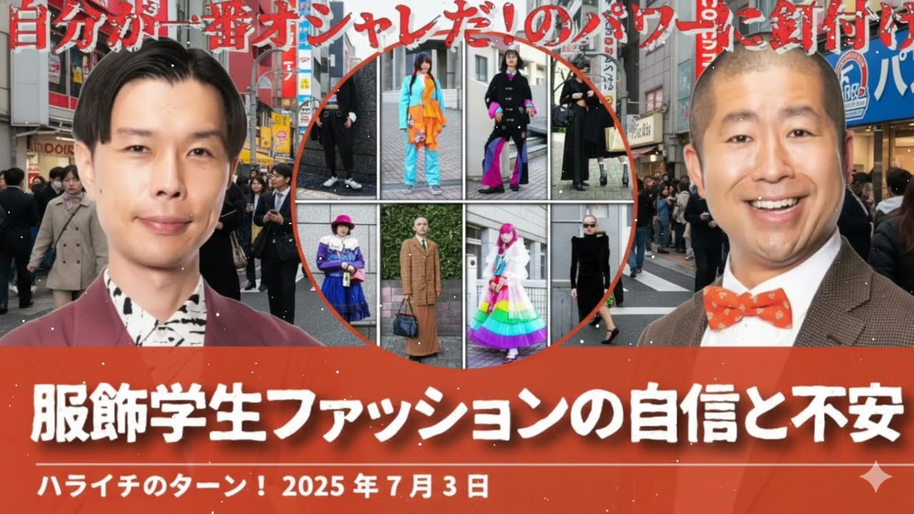 服飾学生ファッションの自信と不安【ハライチのターン！岩井トーク】2025年7月3日