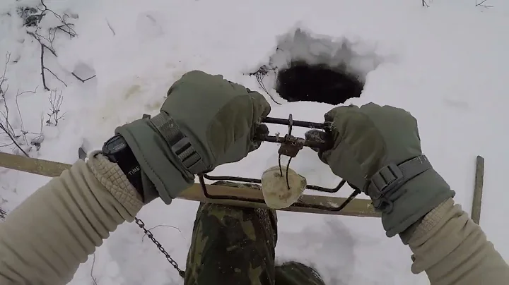 1 minute Set - Beaver Trapping Under the Ice - 330...