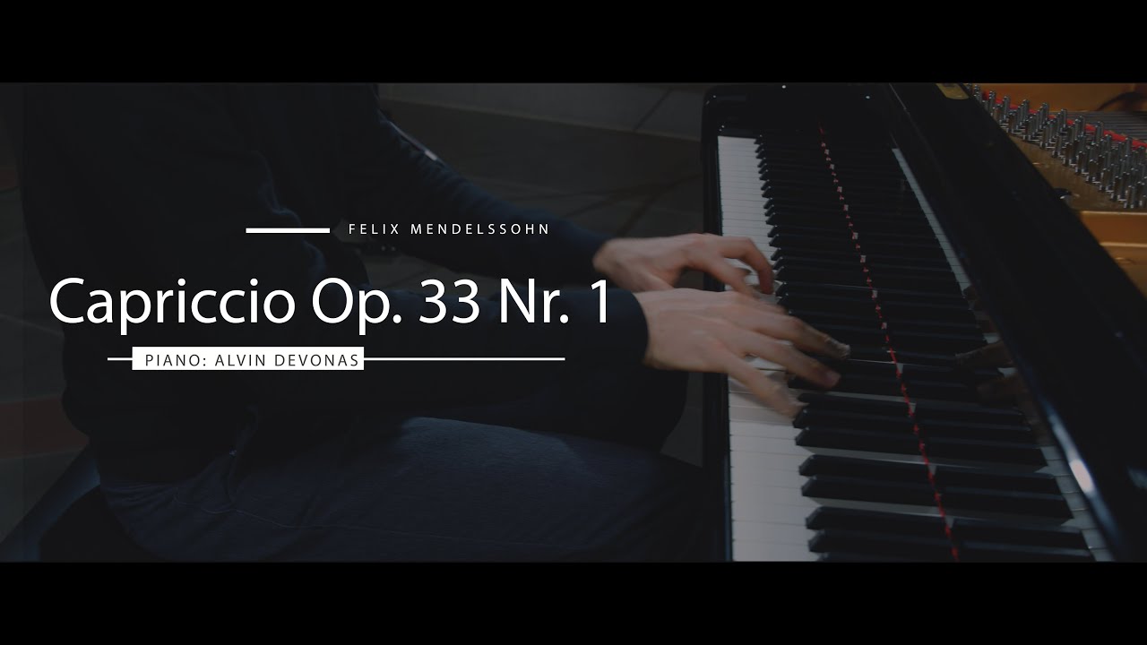Felix Mendelssohn - Capriccio Op. 33 Nr. 1 in a-minor - Piano Alvin Devonas