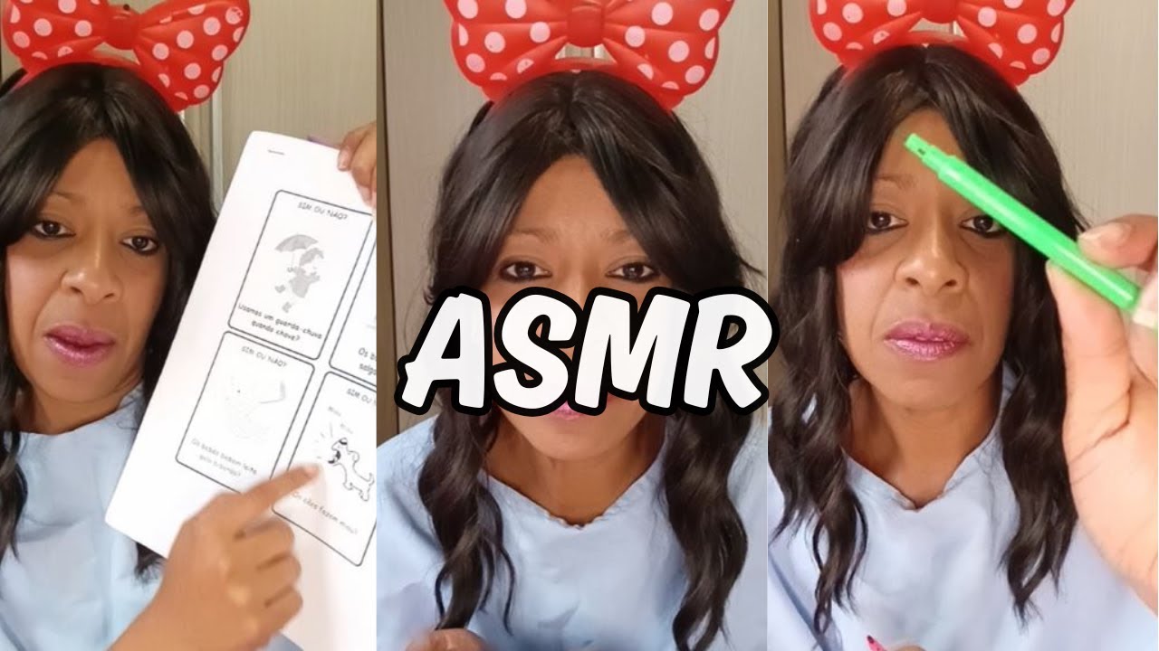 VOCÊ FEZ EXAME DE VISÃO NA CLINICA MAIS BARATA  #asmr #asmrbrasil #asmrroleplay