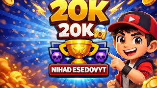 I HIT 20,000 TROPHIES 😱 | Brawl Stars Milestone!