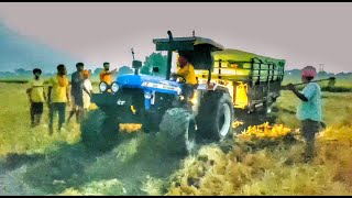 FINAL PART || 16FT Fully Loaded Trolley Got Badly Stuck || Rescued With 3630 And Two Farm 60 ||