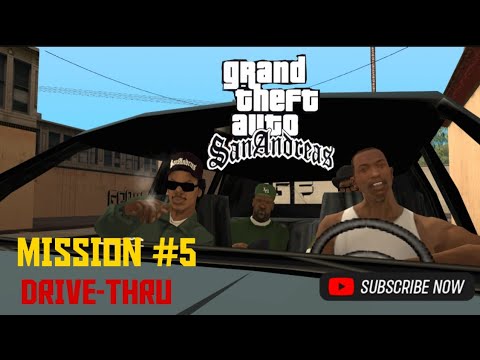 GTA San Andreas - Fifth Mission#5 || DRIVE THRU || - YouTube