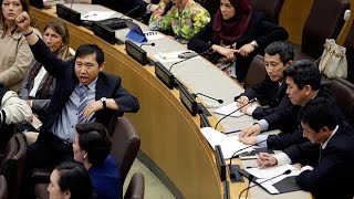 North Korea diplomats storm out of UN rights meeting