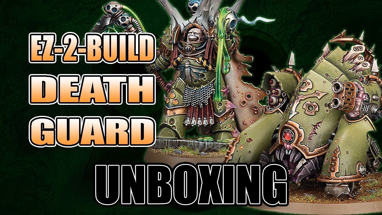 Lord Felthius & Myphitic Blight-hauler ETB Death Guard Unboxing