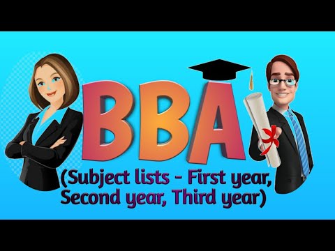 BBA Course Subjects lists