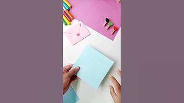 Paper envelope |origami envelope |how to make envelope |home made envelope | #shorts #pandacraft