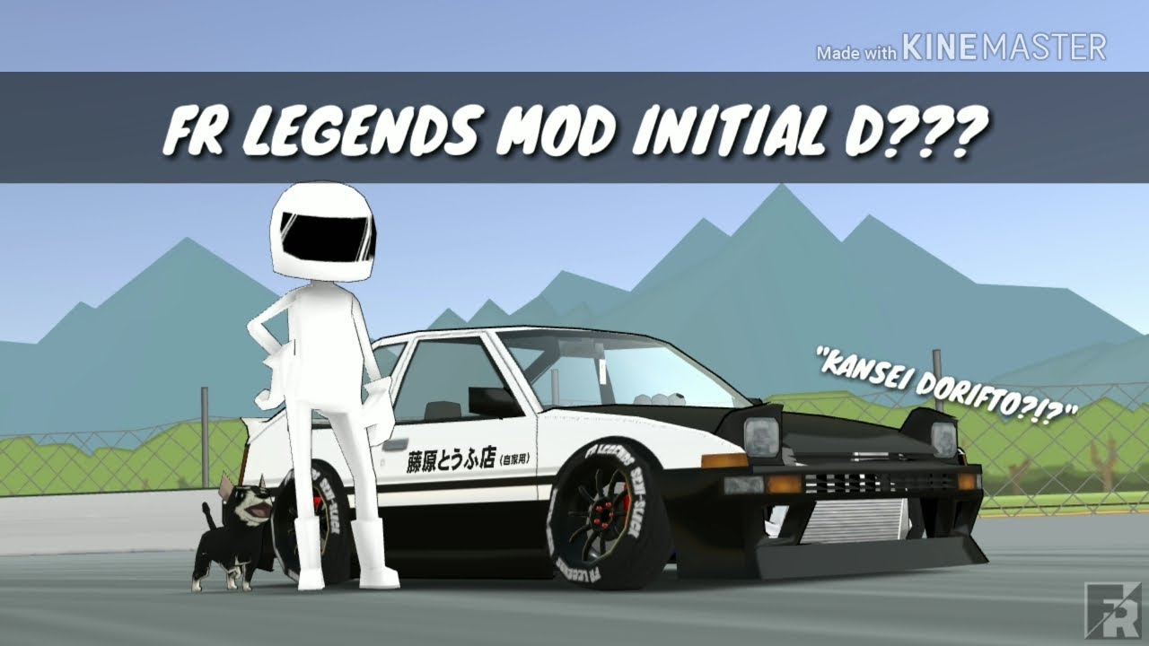 FR LEGENDS MOD REPLACE LIVERY INITIAL D (Takumi Fujiwara  