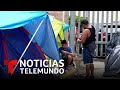 Los migrantes de las carpas de Matamoros están desesperados | Noticias Telemundo