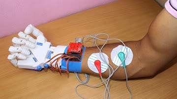 how to make robot hand moving using muscle at your home