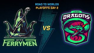 SMITE Pro League Road to Worlds Playoffs Day  2: Styx Ferrymen Vs Jade Dragons