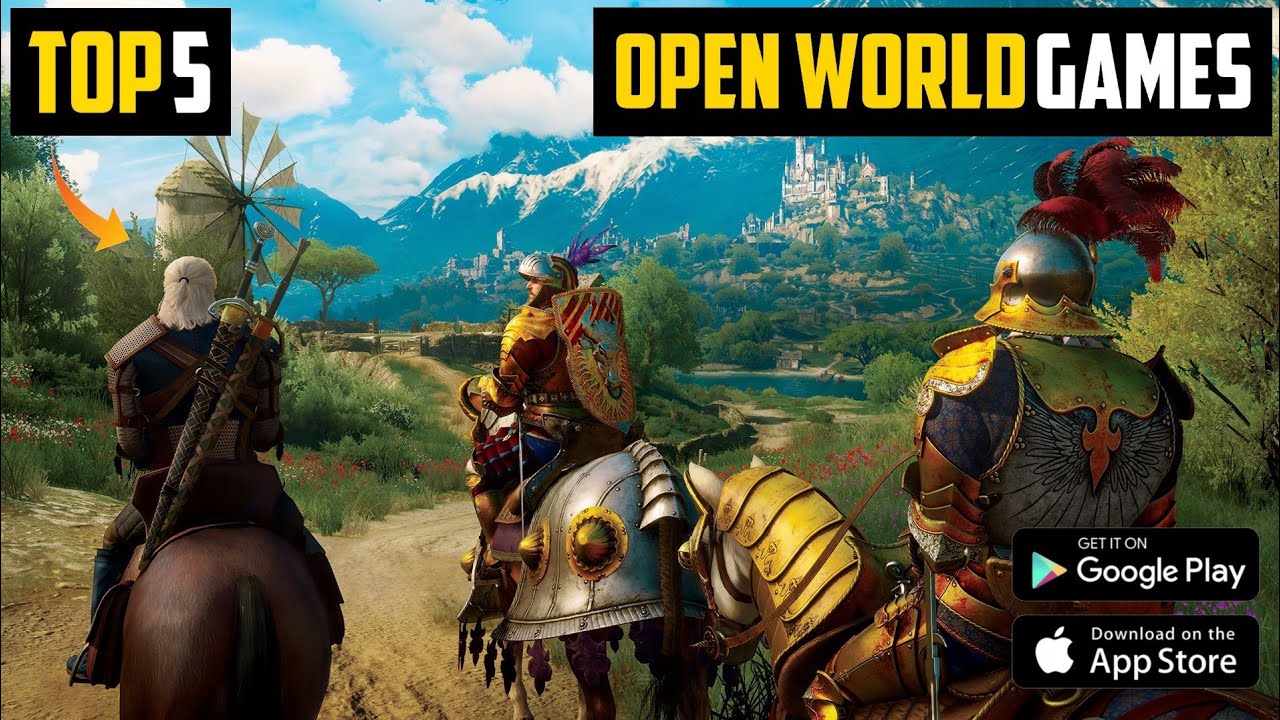 Top 5 BEST OPEN WORLD Games For Android 😍🔥|| 2023 || 5 Best Open World ...