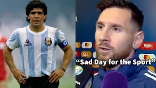 Football World Reacts to the Death of Diego Maradona
