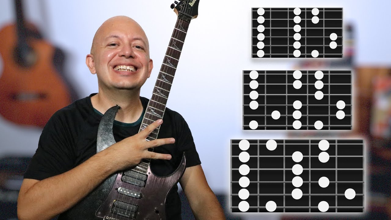 Los 3 modos dóricos en guitarra: dórico, dórico #4 y dórico b2