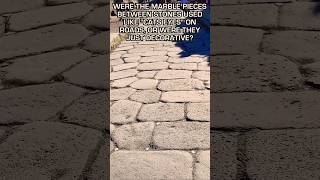 Ancient Roman "Cats Eyes" on Pompeii Road, or Just Decorative? #romancity #pompeii #travelguides