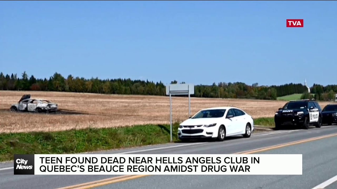Teen found dead near Hells Angels club in Quebec’s Beauce region - YouTube