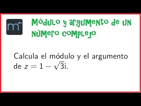 Video: Cómo Encontrar El Argumento De Un Número Complejo