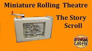 Make a Miniature Rolling Paper Theatre -storytelling project