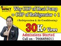 Why COP of Heat Pump = COP of Refrigerator + 1 | Refrigeration & Air Conditioning | PEN. |