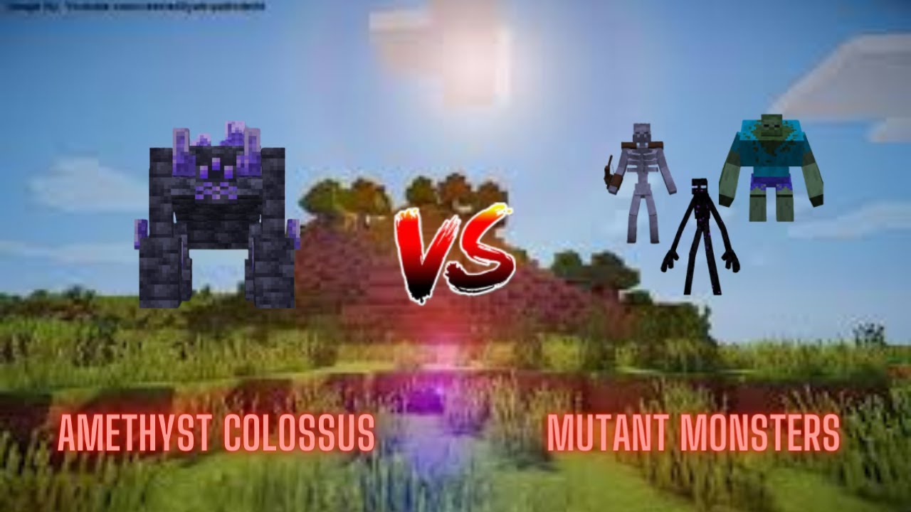 Amethyst Colossus Vs. Mutant Creatures - YouTube