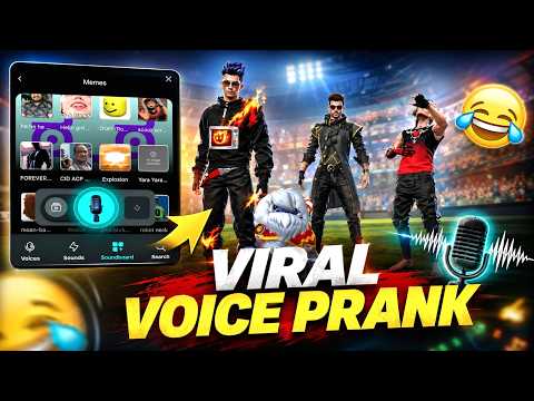 Free Fire New Viral Voice prank in Mobile | How To use Free Fire Voice Prank Mobile 😲