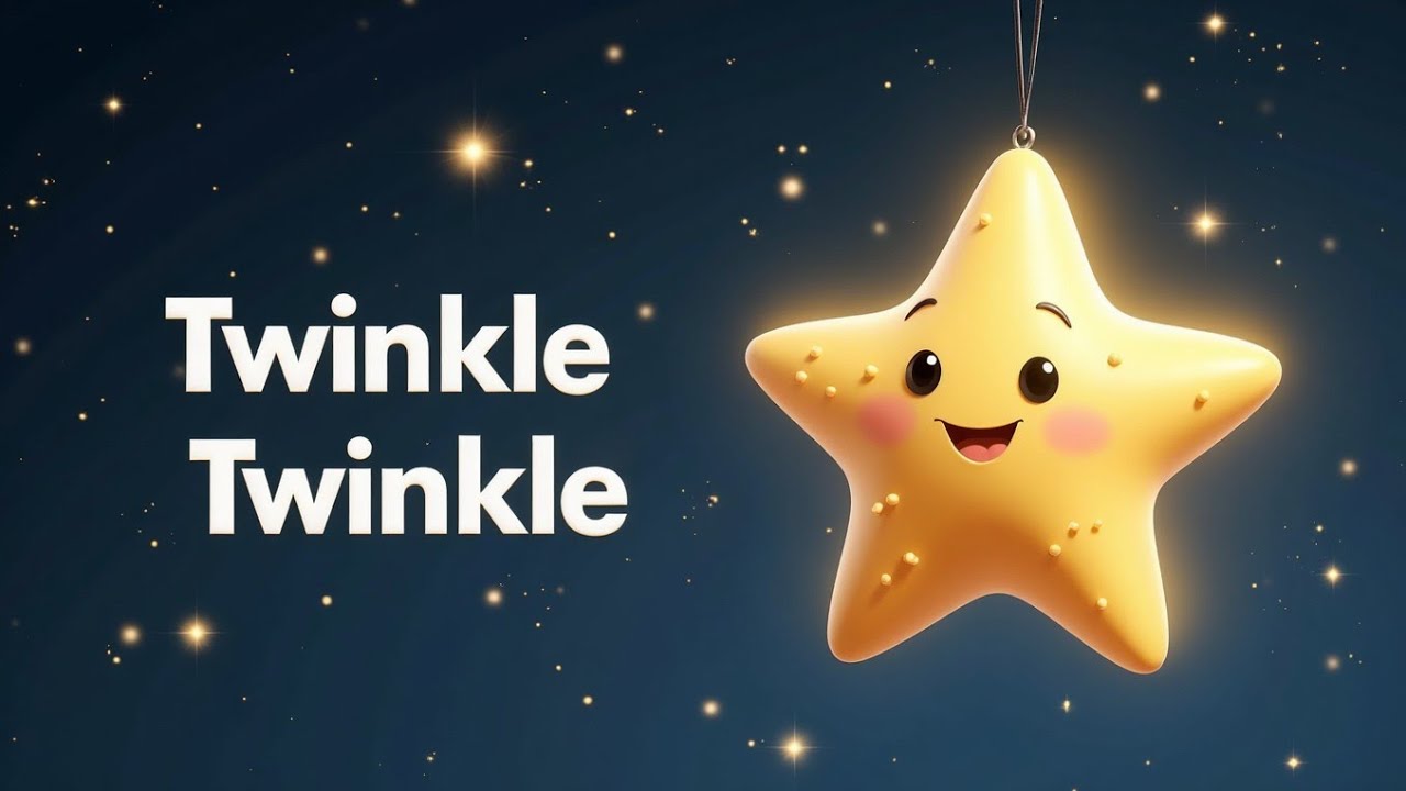 Twinkle Twinkle Little Star 🌟 | Gentle Night Lullaby for Kids