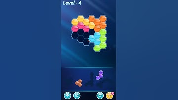 BLOCK! Hexa Puzzle! 7 Holic Level 4 (Rotate) - Lösung Solution Walkthrough