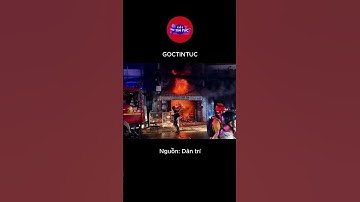 TP HCM - Đám cháy bùng lên tại cửa hàng kinh doanh vật tư điện nước I Góc tin tức