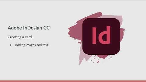 Creating a Card in Adobe InDesign: Adding Images and Text