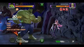 EQ | No Rest With The Wicked | Fun Fight | Enchantress VS Hulk | MCOC