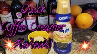 Quick Coffee Creamer Reviews Oreo by International Delight Holiday Flavor