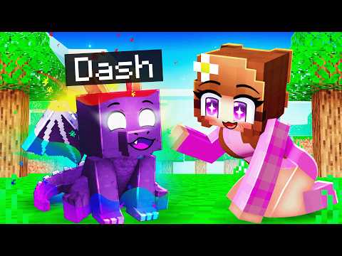 Playing as an OP BABY DRAGON In Minecraft!