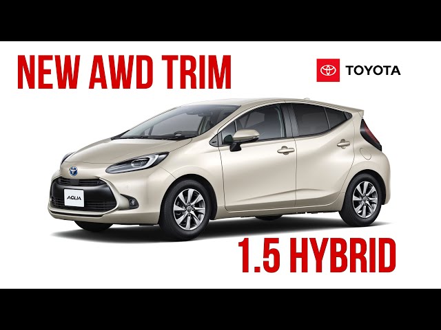 2022 Toyota Aqua J Hybrid AWD - 20% Fuel Efficiency! 新しい アクア