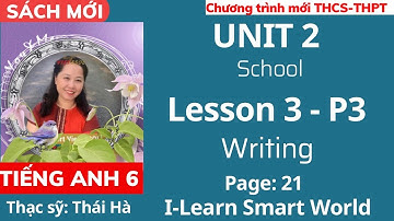 Tiếng Anh lớp 6 | I-Learn Smart World | Unit 2: School - Lesson 3 - P3 - Trang 21