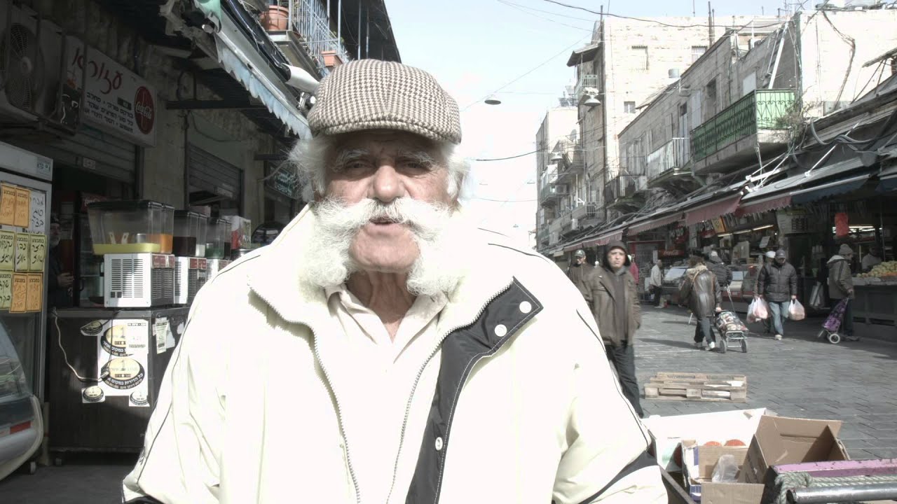 IAC Gala "Hello" video - Raw footage 1 - Jerusalem Man