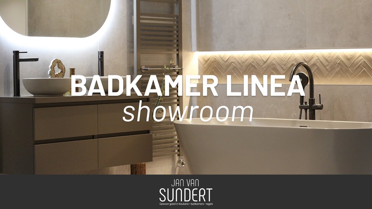 Badkamer Linea - Luxe beige met taupe badkamer