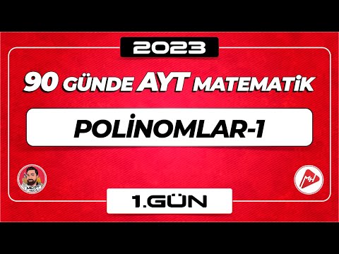 Polinomlar-1 | 90 Günde AYT Matematik Kampı | 1.Gün | 2023 | #polinomlar  #aytmatematik