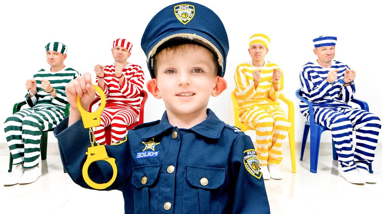 Çocuklar İçin Komik Polis Hikayesi: Alex Renkli Yaramazlara Karşı