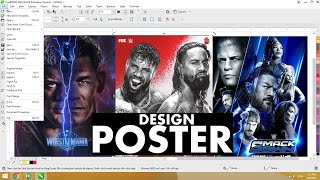 CorelDRAW | Best Tool Techniques for Beginners & Experts - How to Make Wrestling Poster Design