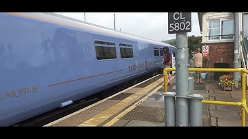 Class 66 britannic explorer at lostwithiel Station 