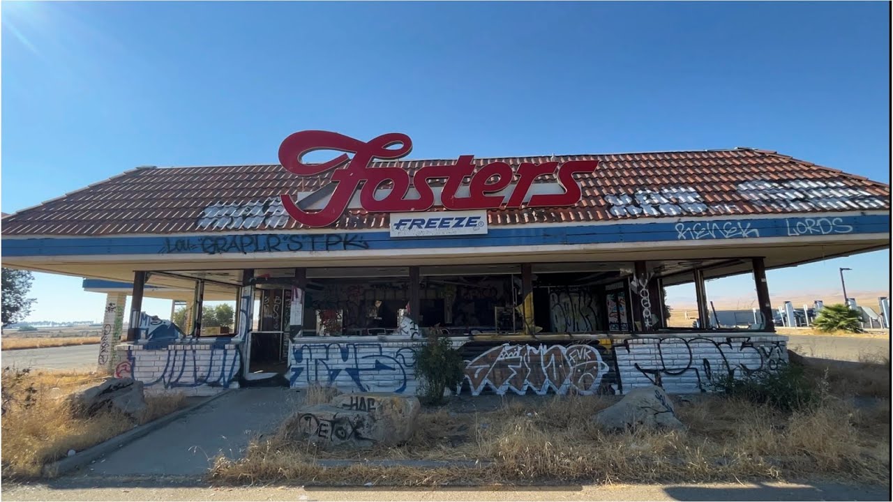 Exploring Abandoned Fosters Ice Cream In California - YouTube