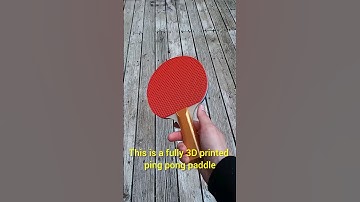 3d printed ping pong paddle and ball #3dprinting #pingpong #ball