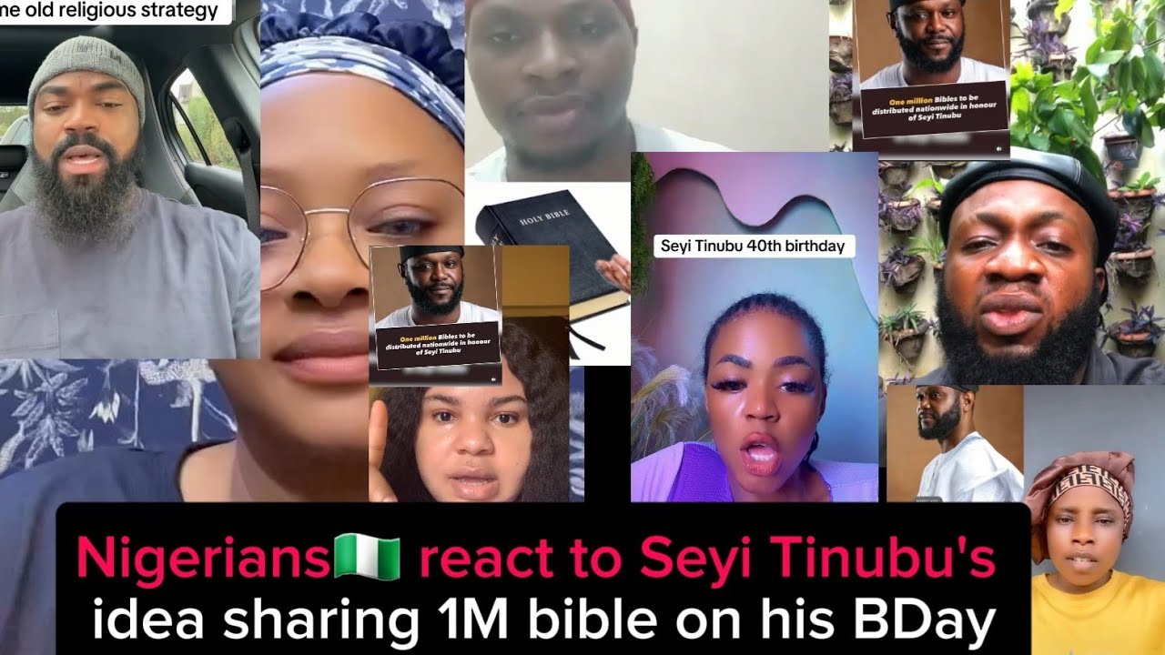 Нигерийцы🇳🇬 перетягивают🔥 Сейи Тинубу, почему тот, кто делится Библией в свой день рождения, явля...