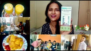 My Kid's After school routine || Evening Tea Time to Snack routine || Aloo Bajji || Carrot Juice