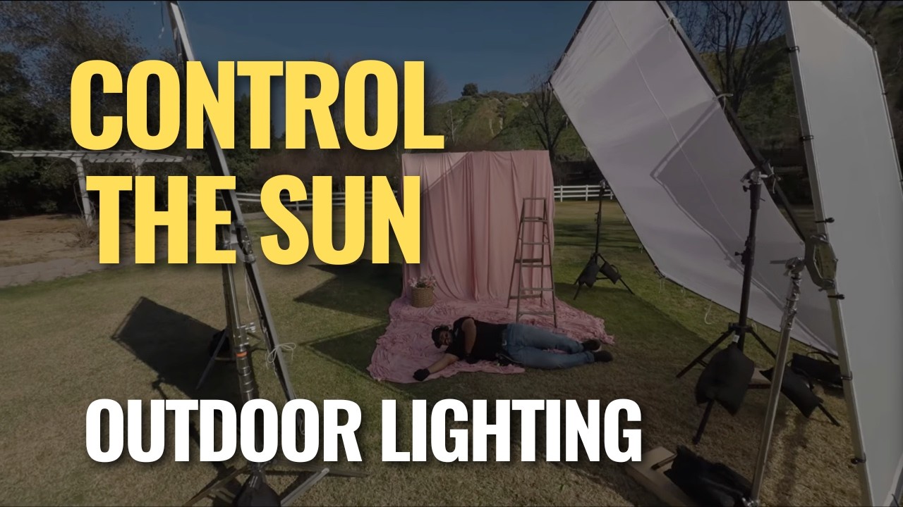 Controlling the Sun: Outdoor Lighting for an Influencer Shoot