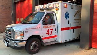 Chicago Fire Dept Ambulance 47 Responding