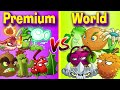 Plants Vs Zombies 2 PREMIUM Plants vs WORLD Plants PVZ 2 Gameplay